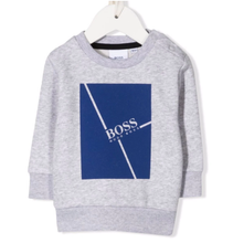 Load image into Gallery viewer, HUGO BOSS logo pront baby sweatshirt
