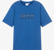 Load image into Gallery viewer, HUGO BOSS Boys Royal Blue T-Shirt
