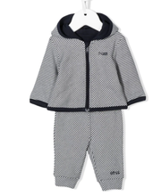 Load image into Gallery viewer, HUGO BOSS logo-print striped tracksuit set
