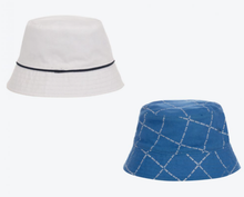 Load image into Gallery viewer, HUGO BOSS White &amp; Blue Reversible Hat
