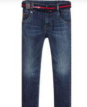 Load image into Gallery viewer, Lapin House Belted Fitted Jeans
