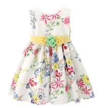 Load image into Gallery viewer, BUFI white flowered dress
