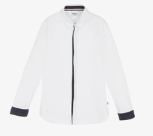 Load image into Gallery viewer, HUGO BOSS Boys White Cotton Logo Shirt
