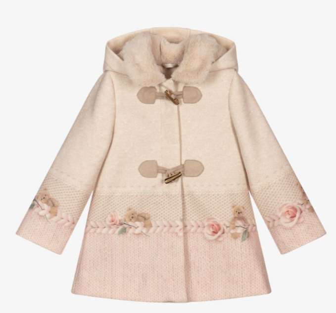 LAPIN HOUSE beige hooded coat