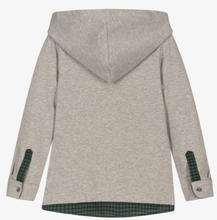 Load image into Gallery viewer, LAPIN HOUSE grey hooded sweatshirt
