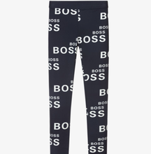 Load image into Gallery viewer, HUGO BOSS NAVY LOGO LEGGINGS
