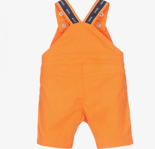 Load image into Gallery viewer, HUGO BOSS Boys Orange Dungaree Shorts
