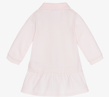 Load image into Gallery viewer, HUGO BOSS Baby Girl Pink Cotton Polo Dress
