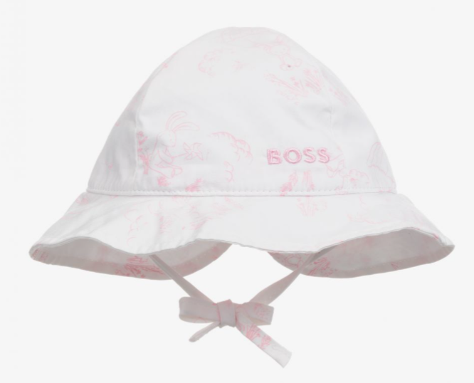 HUGO BOSS baby girl sun hat