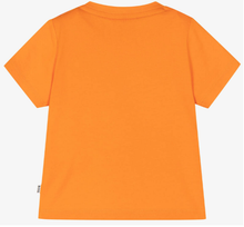 Load image into Gallery viewer, HUGO BOSS Baby Boys Orange Cotton Logo T-Shirt
