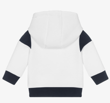 Load image into Gallery viewer, HUGO BOSS Boys White Logo Hoodie
