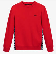 Load image into Gallery viewer, HUGO BOSS red wool  blend sweater
