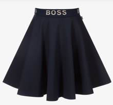 Load image into Gallery viewer, Hugo Boss Navy Blue Milano JerseySkirt
