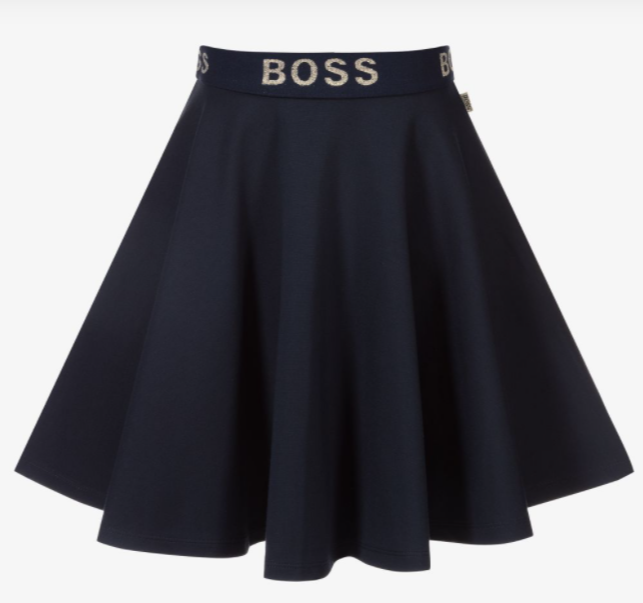 Hugo Boss Navy Blue Milano JerseySkirt