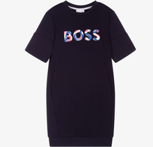 Load image into Gallery viewer, HUGO BOSS girls tshirt dress
