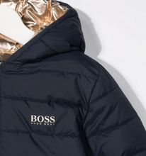 Load image into Gallery viewer, HUGO BOSS girls reversible puffer jacket
