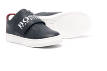 Load image into Gallery viewer, HUGO BOSS logo print low top sneakers
