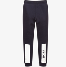 Load image into Gallery viewer, HUGO BOSS navy blue marl joggers
