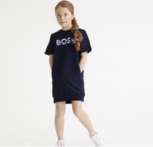 Load image into Gallery viewer, HUGO BOSS girls tshirt dress
