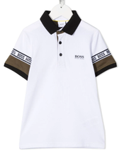 Load image into Gallery viewer, Hugo Boss Logo Tape Poloshirt
