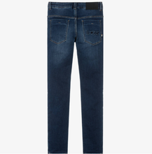 Load image into Gallery viewer, HUGO BOSS Boys Blue Denim Slim-Fit Jeans
