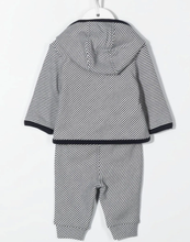 Load image into Gallery viewer, HUGO BOSS logo-print striped tracksuit set
