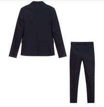 Load image into Gallery viewer, Hugo Boss Boy Navy Blue Slim-fit Suit
