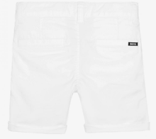 Load image into Gallery viewer, HUGO BOSS Boys White Bermuda Shorts
