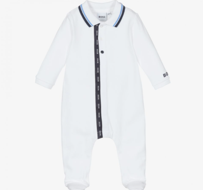 HUGO BOSS longsleeve cotton babygrow