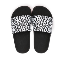 Load image into Gallery viewer, HUGO KIDS logo-print slip-on slides
