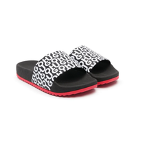 Load image into Gallery viewer, HUGO KIDS logo-print slip-on slides
