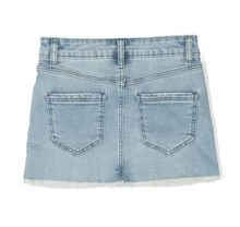 Load image into Gallery viewer, HUGO Light wash denim mini skirt
