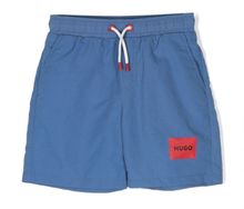 Load image into Gallery viewer, HUGO Logo-print swimming shorts
