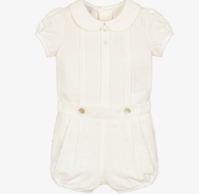 Load image into Gallery viewer, PAZ RODRIGUEZ Baby Boys Ivory Buster Suit
