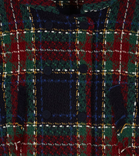 Load image into Gallery viewer, LAPIN HOUSE plaid cape jacket
