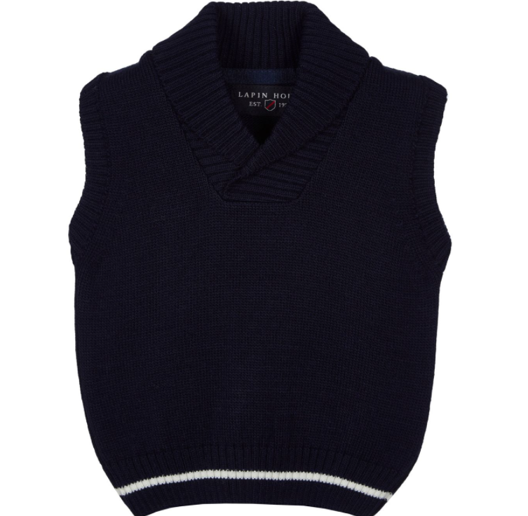 LAPIN HOUSE ribbed knitted waistcoat