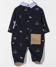 Load image into Gallery viewer, Lapin House Shirt Babygrow
