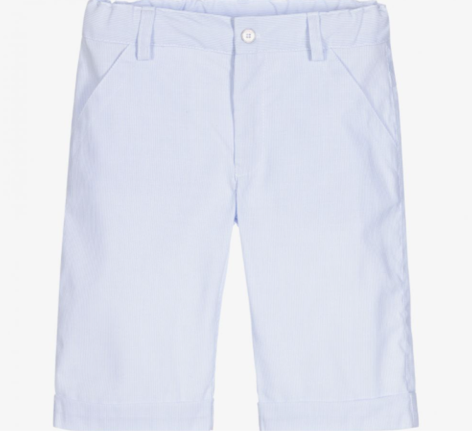 LAPIN HOUSE Boys Blue Striped Shorts