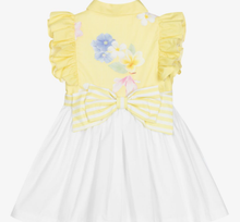 Load image into Gallery viewer, LAPIN HOUSE Yellow &amp; White Floral Dress
