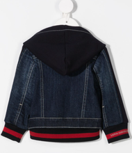 Load image into Gallery viewer, LAPIN HOUSE zip-up jeans hoodie
