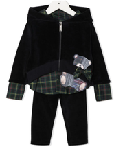 Load image into Gallery viewer, Lapin House teddy bear 2 piece tracksuit
