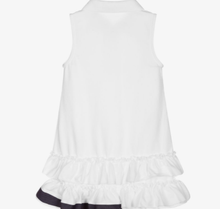 Load image into Gallery viewer, LAPIN HOUSE Girls White Cotton Polo Dress
