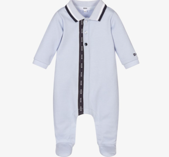 HUGO BOSS longsleeve cotton babygrow