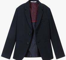 Load image into Gallery viewer, HUGO BOSS navy blue twill blazer
