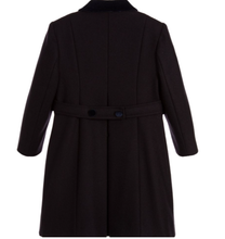 Load image into Gallery viewer, ANCAR Classic Navy Blue Wool Coat
