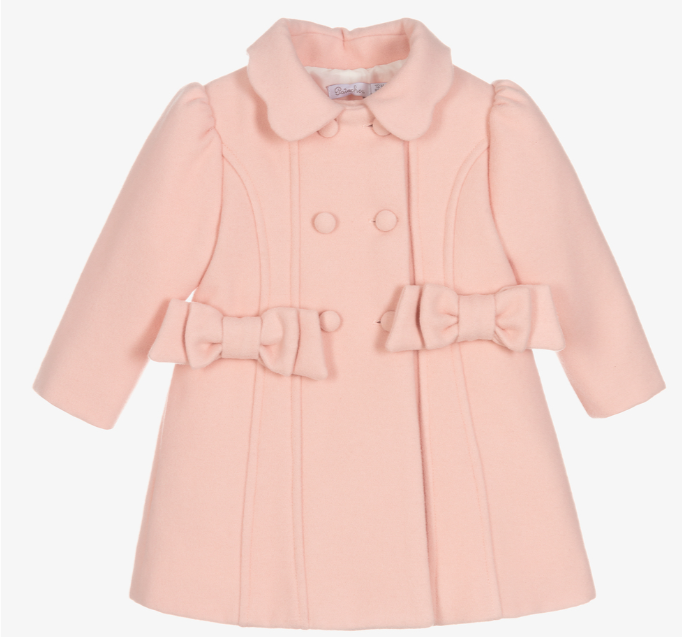 PATACHOU Girls Pale Pink Coat