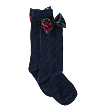 PATACHOU Knee High Navy Socks