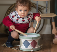 Load image into Gallery viewer, PATACHOU Boys Red &amp; Ivory Sweater
