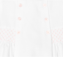 Load image into Gallery viewer, PATACHOU white cotton pique baby dress
