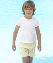 Load image into Gallery viewer, Patachou Boys Casual Giraffe tshirt and swim shorts set
